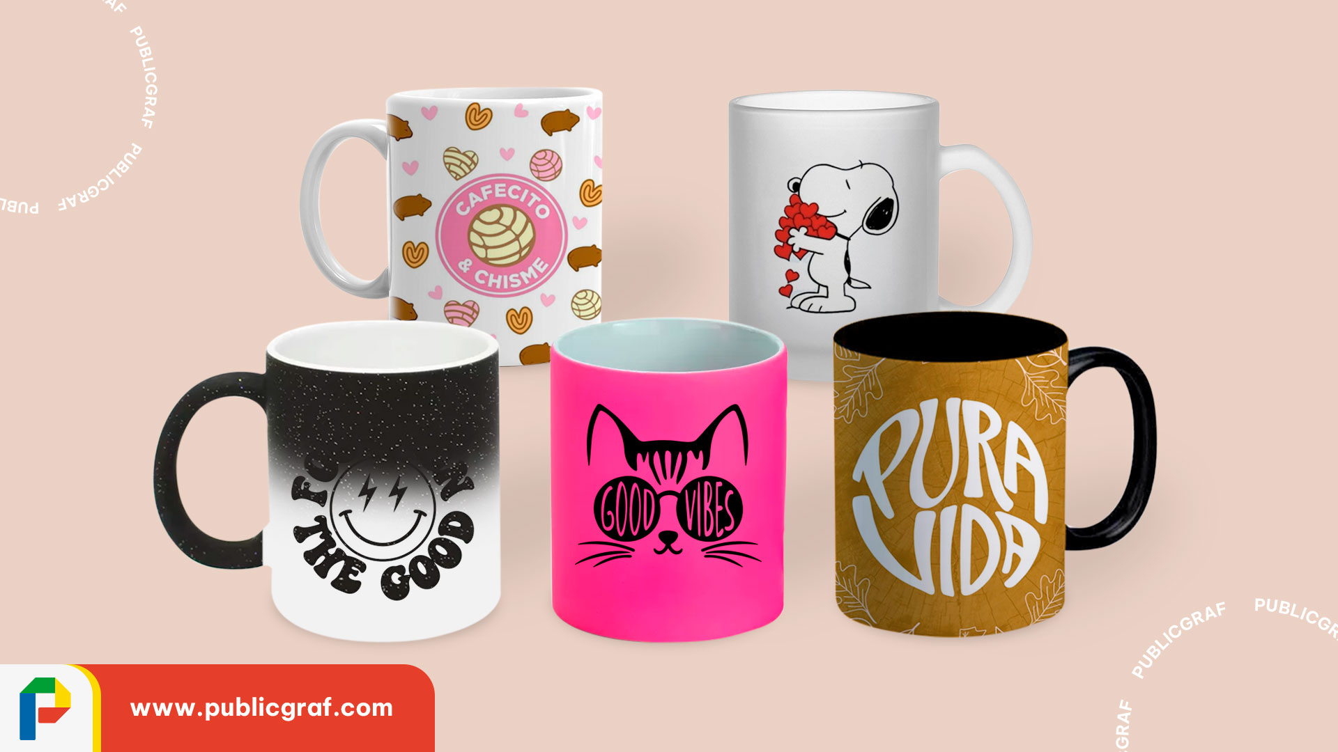 Tipos de tazas para sublimar - Publicgraf
