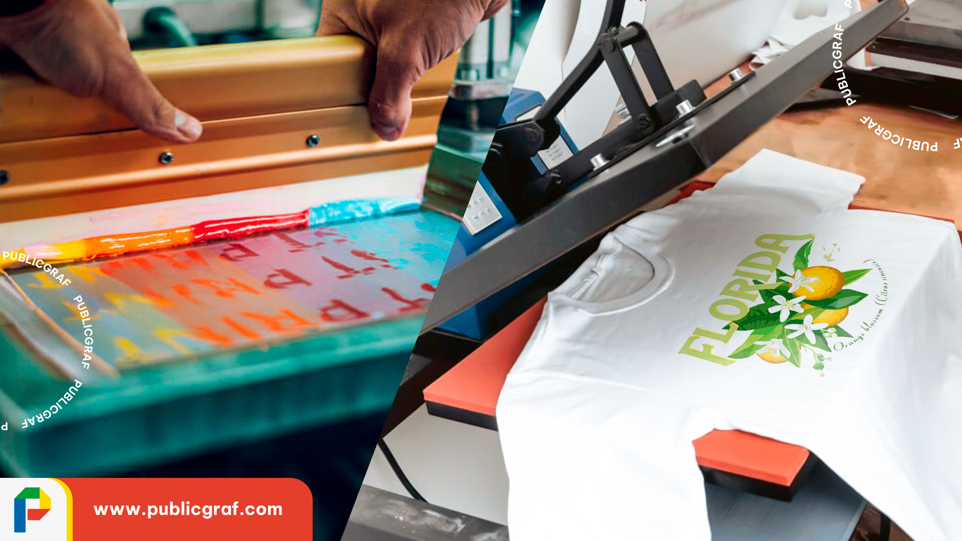 Diferencias serigrafía y sublimación - Publicgraf