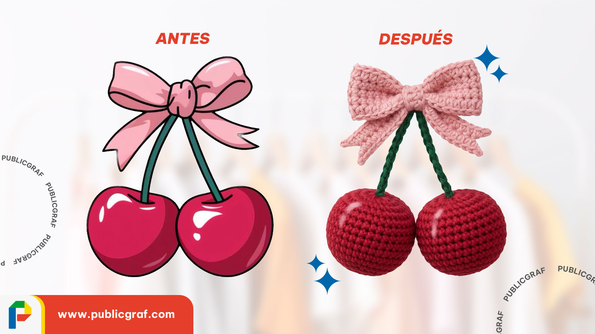 Efecto crochet en sublimación - Publicgraf